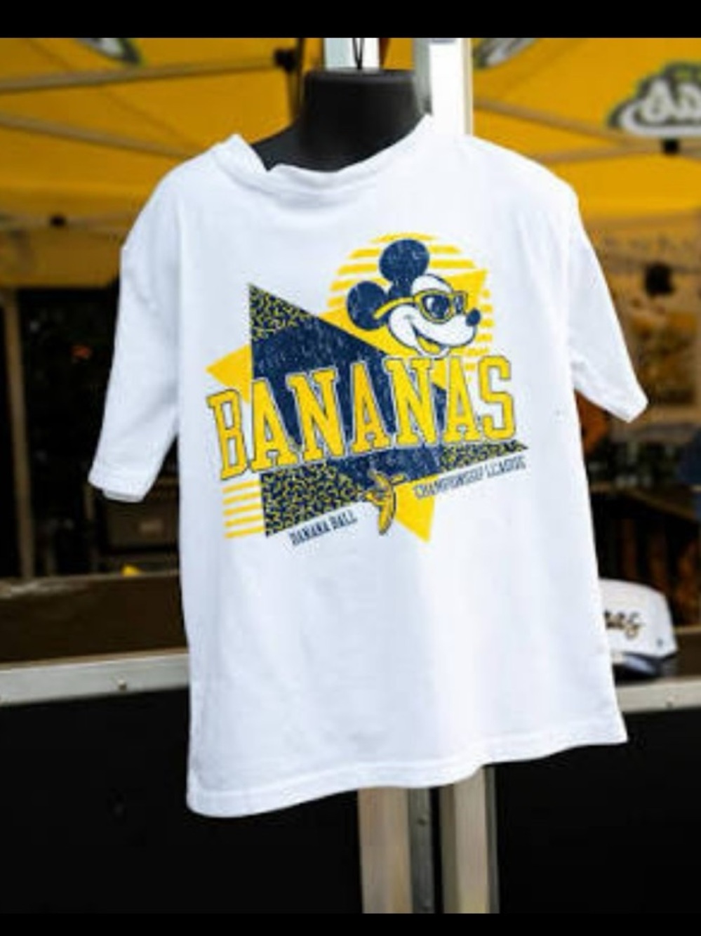 Official Savannah Bananas X Disney T-Shirt Limited Edition NWT Medium